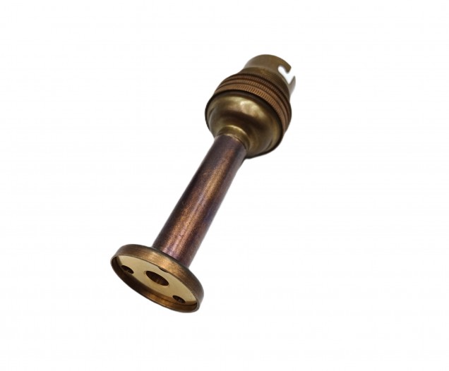 pedestal lamp holder antique brass B22 large bayonet cap 4 sizes