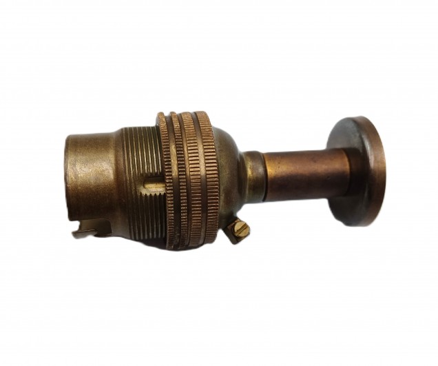 pedestal lamp holder antique brass B22 large bayonet cap 4 sizes