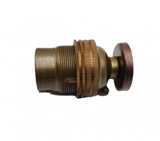 pedestal lamp holder antique brass B22 large bayonet cap 4 sizes