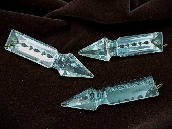 Vintage chandelier half albert drops 