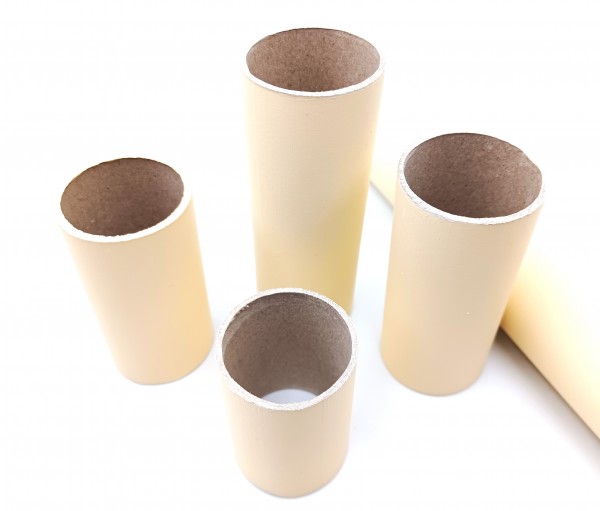 Candle Tube cream Card 32mm Width All Heights 