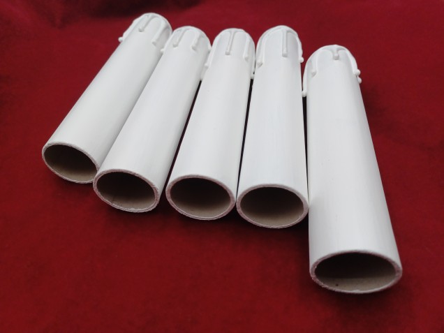 5 Candle Tubes white drip Card 150mm x 26mm 