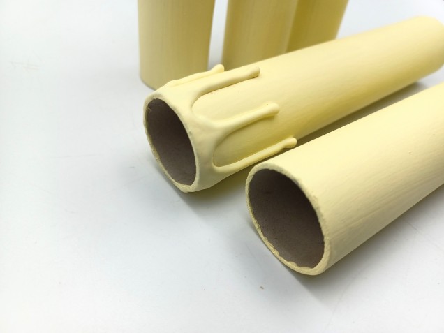 5 Candle Tubes cream drip Card 150mm x 32mm