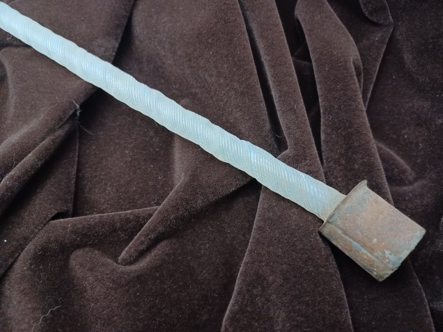 Antique Murano Yellow Glass Chandelier Flower 