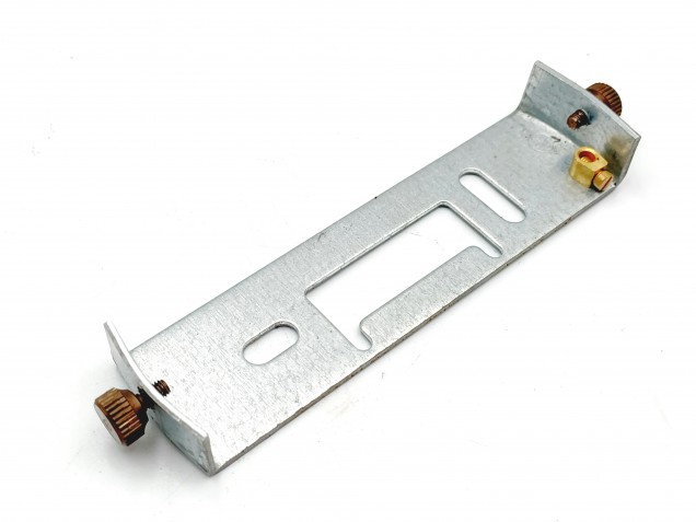 FIXING STRAP CEILING BRACKET WITH AGED BRASS SCREWS TO FIT 100MM DIAMETER ROSE