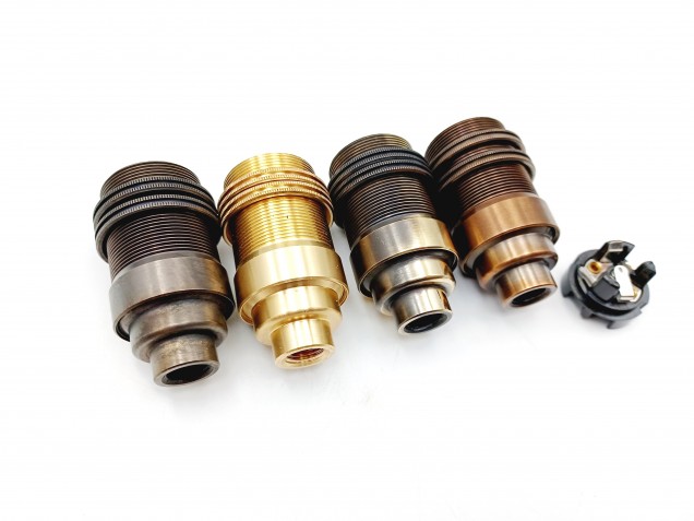 E14 Antique Brass Lamp Holder Solid Brass