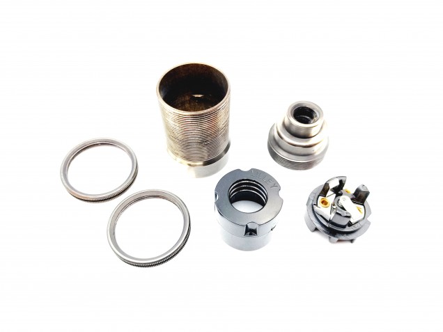 E14 Antique Brass Lamp Holder Solid Brass