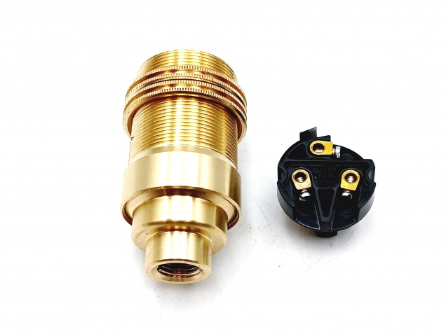 E14 Solid Brass Lamp Holder SES E14