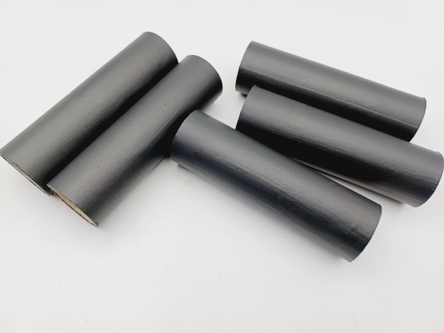 Chandelier Candle Tubes black Card 100mm x 26mm  