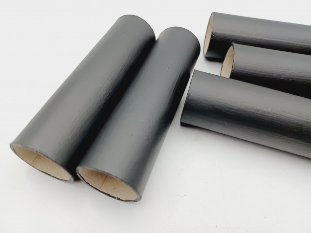 Chandelier Candle Tubes black Card 100mm x 26mm  