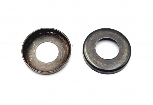 Chandelier Brass Pressed Washer in Dark Bronze Finish 10mm Centre Hole