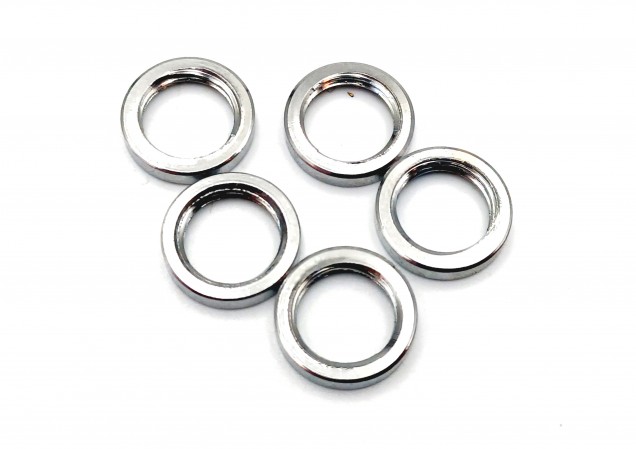 M10 chrome ring nuts 10mm internal thread