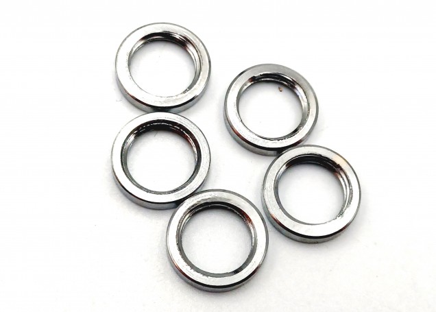 M10 chrome ring nuts 10mm internal thread