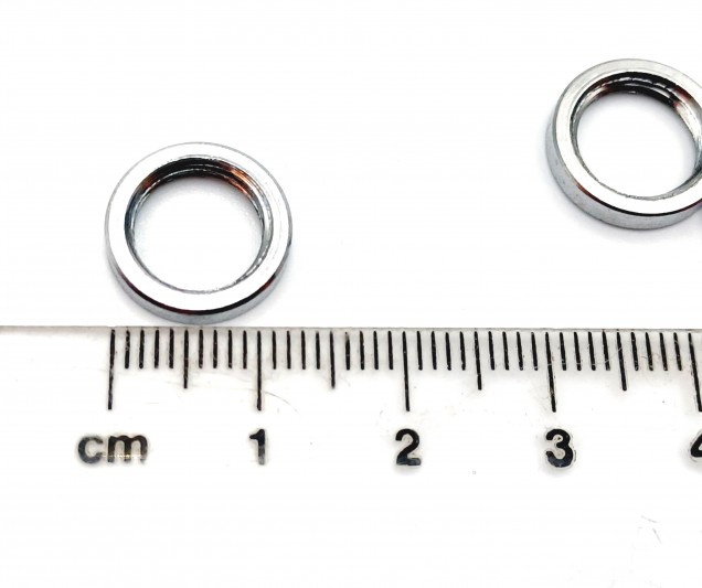 M10 chrome ring nuts 10mm internal thread
