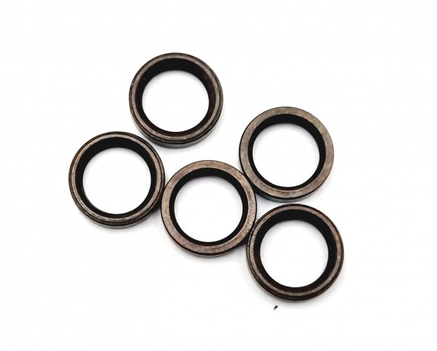 M10 solid brass ring nuts in old bronze