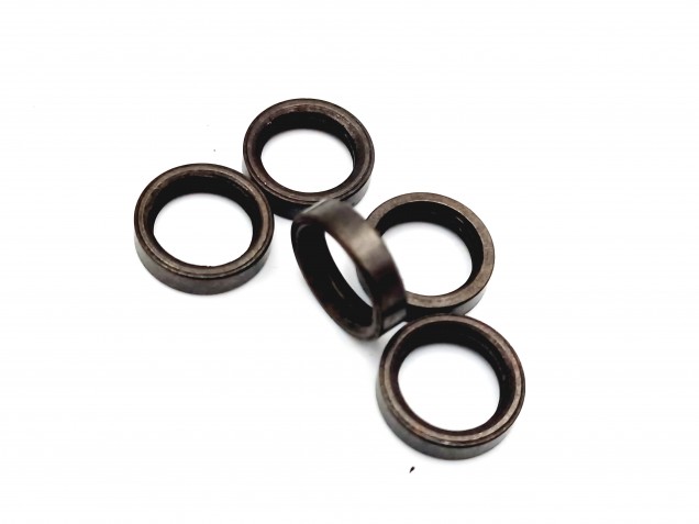 M10 solid brass ring nuts in old bronze
