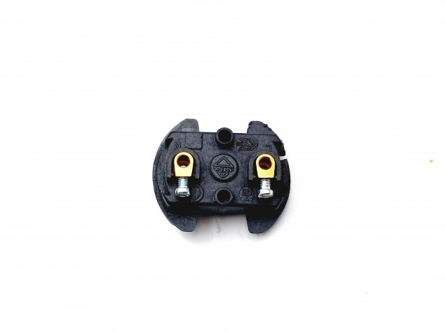 E27 Bakelite lamp holder gold plain skirt