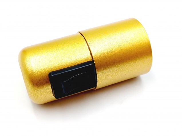Rocker switch lamp holder E27 gold 