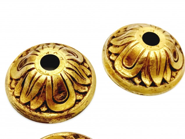 Antique brass chandelier candle cups pack of 5