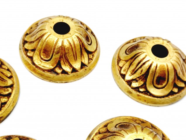 Antique brass chandelier candle cups pack of 5