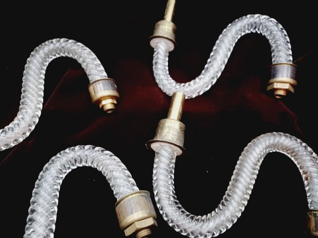 Vintage Bohemian glass wall light rope Arms pack of 4