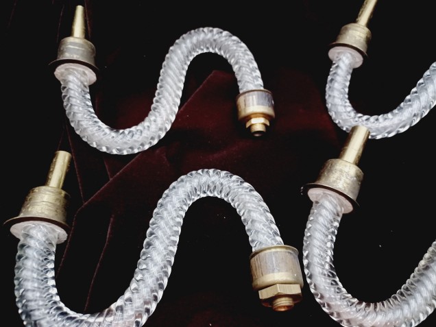 Vintage Bohemian glass wall light rope Arms pack of 4