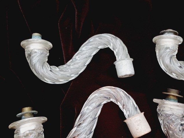 Vintage Murano Chandelier Arms pack of 4