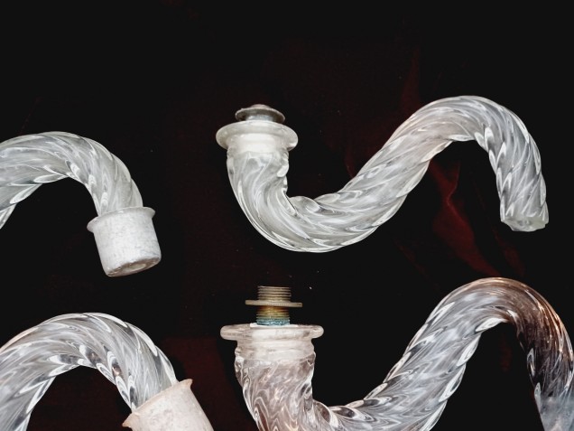 Vintage Murano Chandelier Arms pack of 4