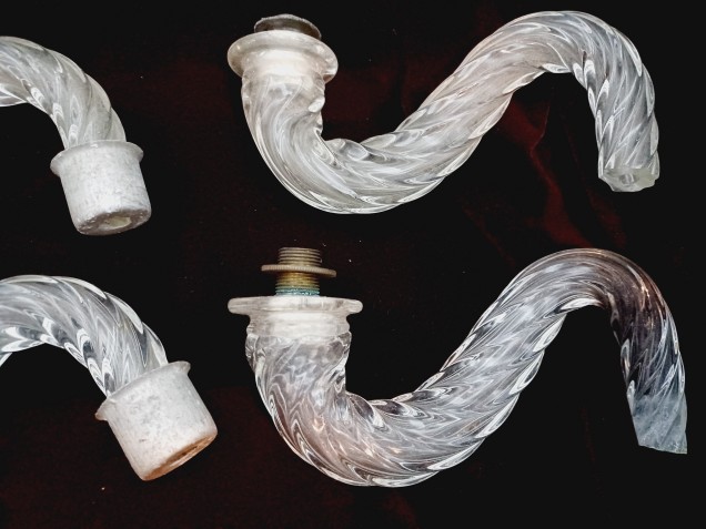 Vintage Murano Chandelier Arms pack of 4