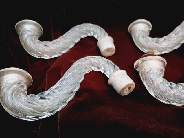 Vintage Murano Chandelier Arms pack of 4