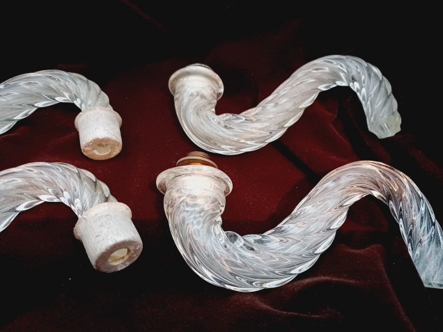 Vintage Murano Chandelier Arms pack of 4