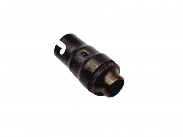 Slim candle lamp holder SBC B15 bronze finish 10MM thread