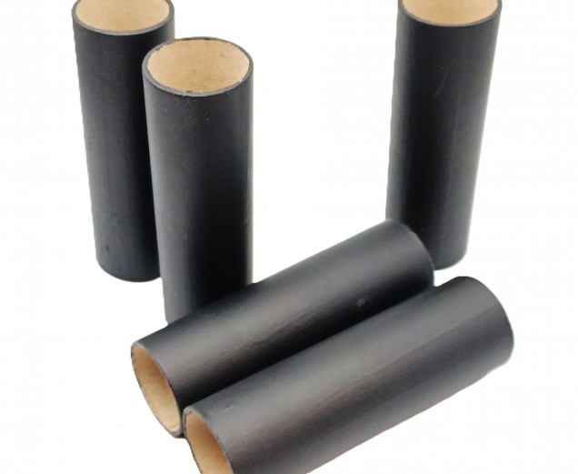 Chandelier Candle Tubes Black Tube Card 112mm x 32mm 