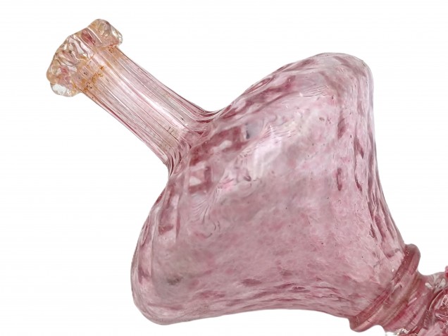 Murano Chandelier Finial Pink Glass Circa 1880 
