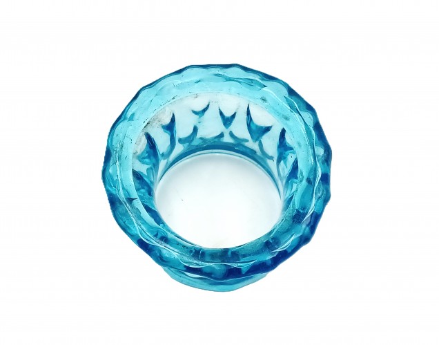 Turquoise Murano Chandelier Stem Collar 