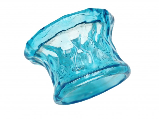 Turquoise Murano Chandelier Stem Collar 