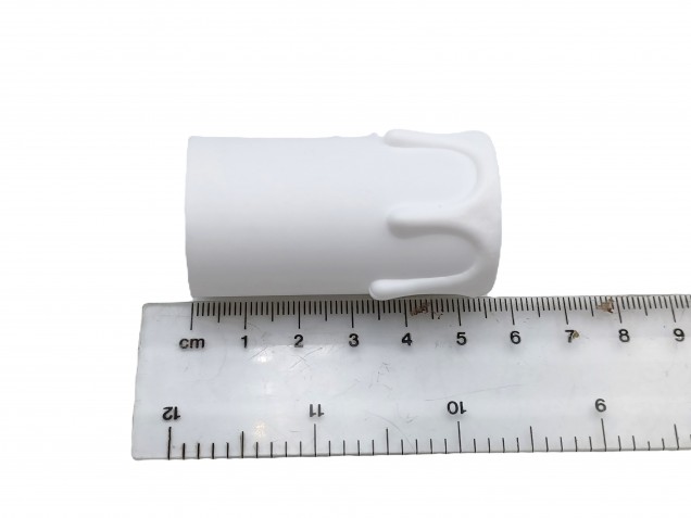 Candle Tubes sleeves white drip Plastic 53mm x 26mm