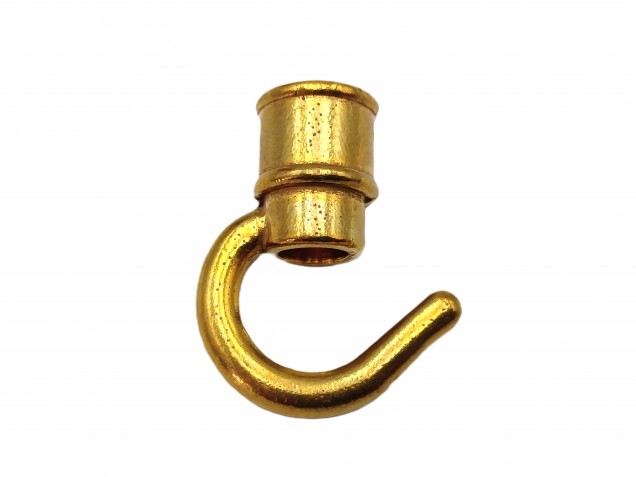 CEILING HOOK OPEN HOOK BRASS HALF INCH FEMALE THREAD