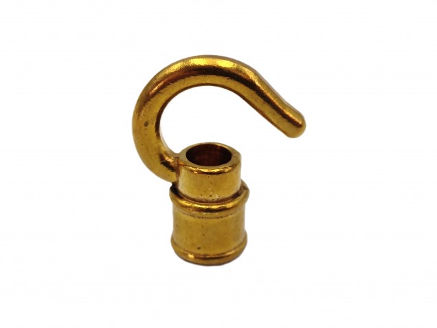 CEILING HOOK OPEN HOOK BRASS HALF INCH FEMALE THREAD