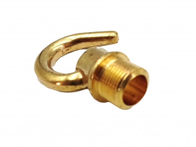 chandelier hook open hook brass half inch male thread