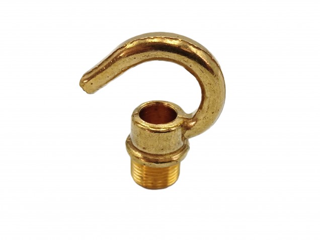 chandelier hook open hook brass half inch male thread