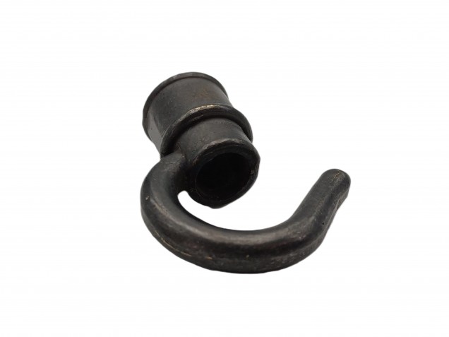 Ceiling hook open hook dark bronze half inch female thread
