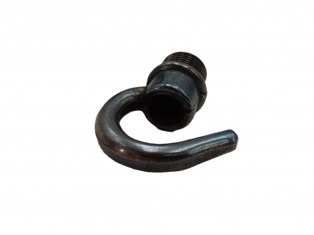 Ceiling hook open hook dark bronze half inch male thread