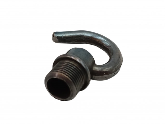 Ceiling hook open hook dark bronze half inch male thread