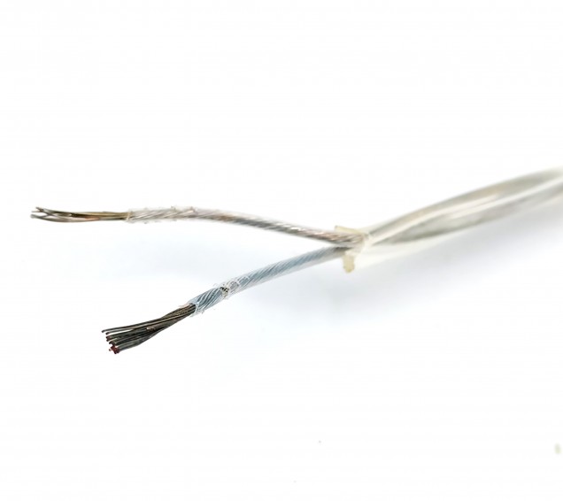 2 Core Flex Oval Clear Electric Cable 0.75mm