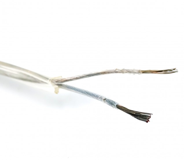 2 Core Flex Oval Clear Electric Cable 0.75mm