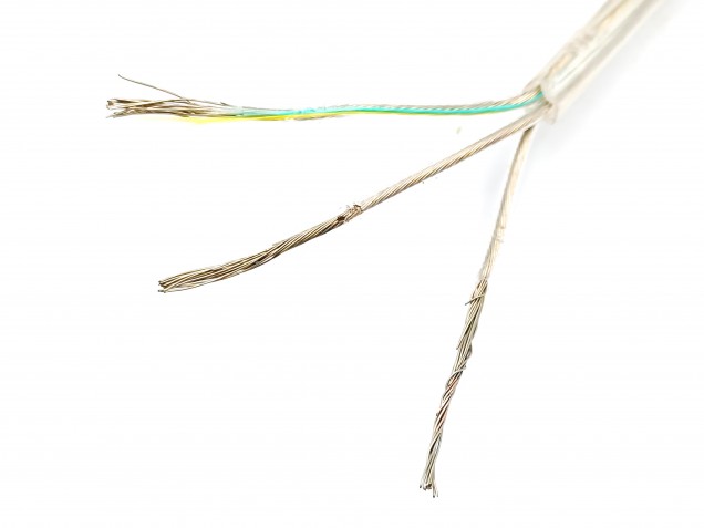 Clear Electrical Cable 3 Core Pvc 0.75mm Inner Core