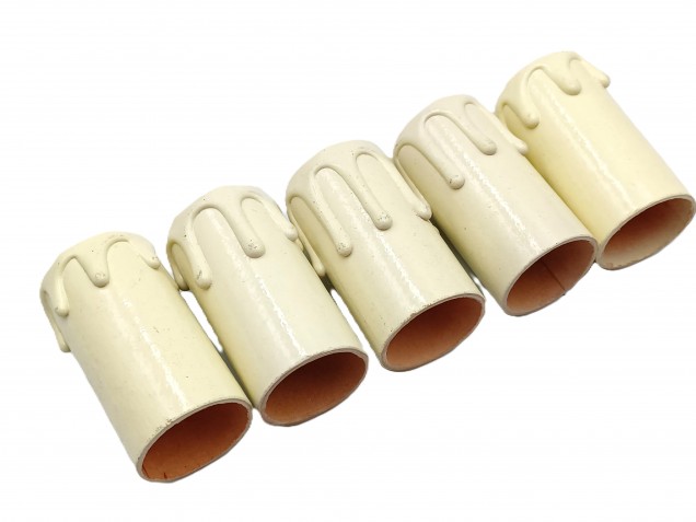 Candle Tubes Cream Drip Card 55mm x 26mm