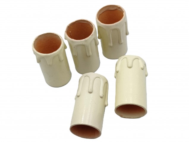 Candle Tubes Cream Drip Card 55mm x 26mm