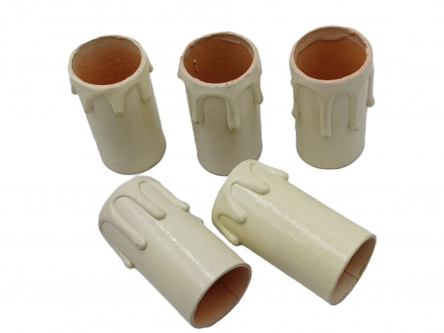 Candle Tubes Cream Drip Card 55mm x 26mm